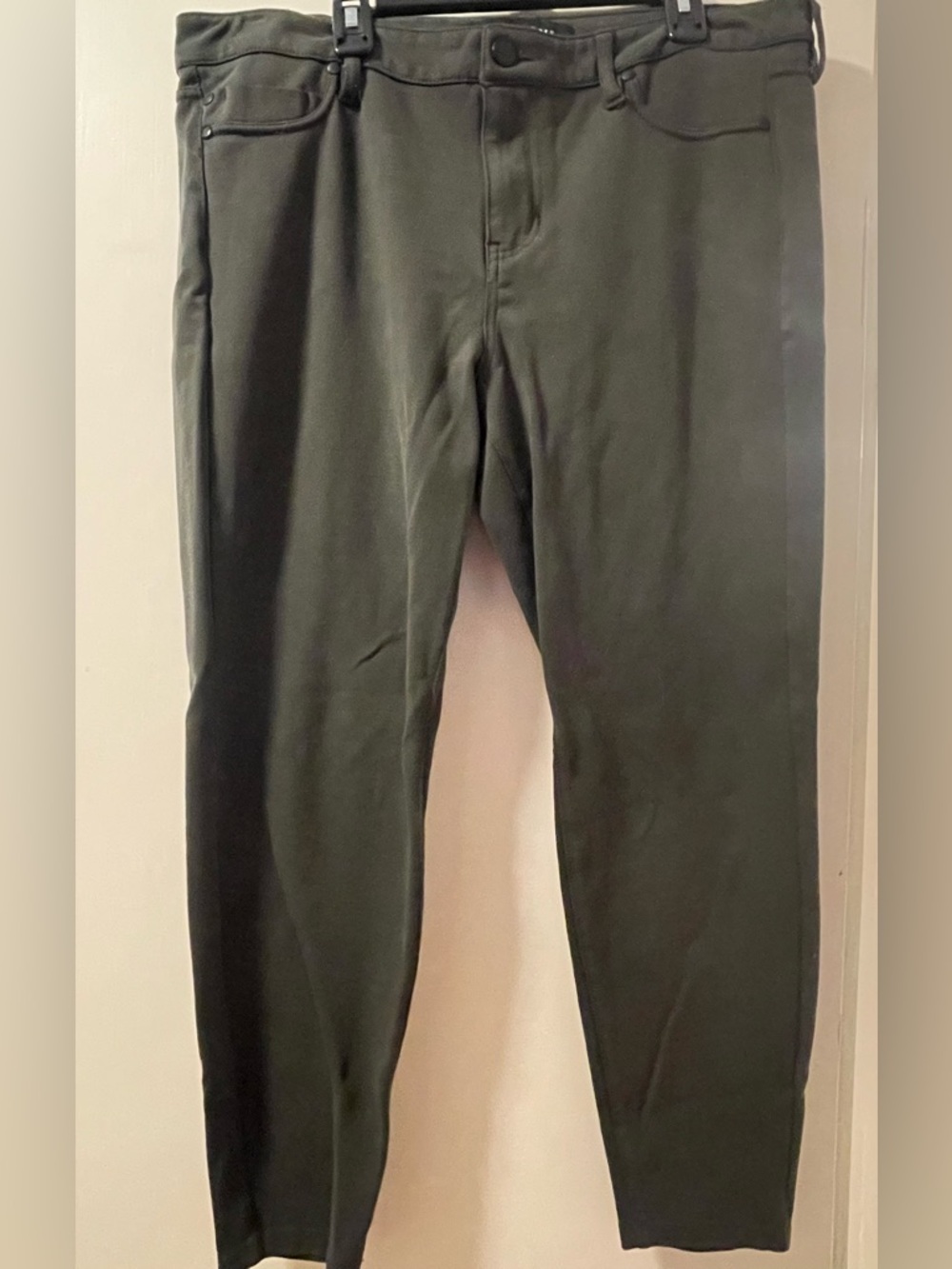 Olive Green Liverpool Slim Pants